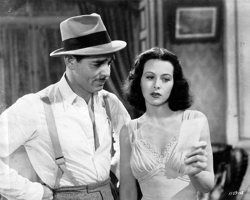 Clark Gable a Hedy Lamarr ve filmu v roce 1940.   Foto - wikipedia.org