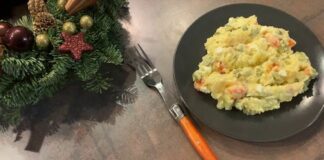 Bramborový salát, nejlepší vánoční recept hotový za 1 hodinu. Foto - Michal Trško