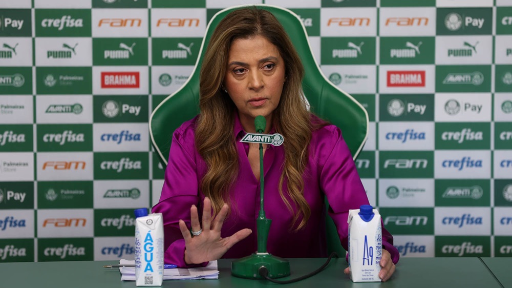 Leila Pereirová, prezidentka brazilského fotbalového klubu Palmeiras.