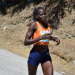 Ugandská olympionička Rebecca Cheptegeiová.